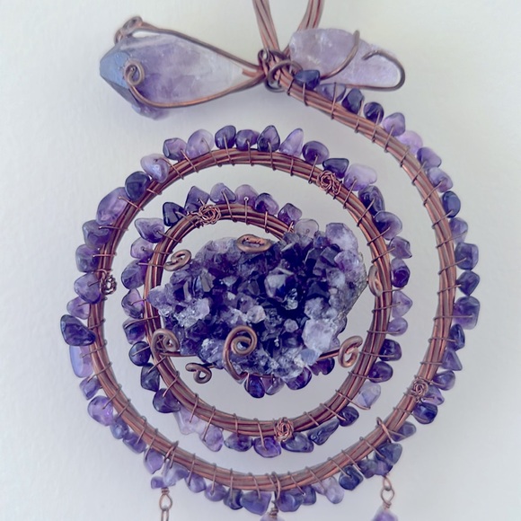 Tree of Life Natural Amethyst Charm - Universal Love ❤️ - Picture 4 of 5